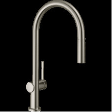 Змішувач Talis 210 1jet кухонний з витяжним виливом Sbox Stainless Steel (72803800)