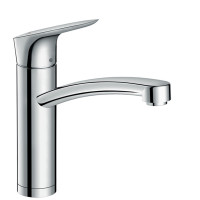 Смеситель Logis 160 для кухни для установки перед окном 1Jet Chrome (71833000)