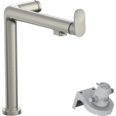 Змішувач Aqittura M91 FilterSystem 240 1jet кухонний (76804800) Stainless Steel Finish