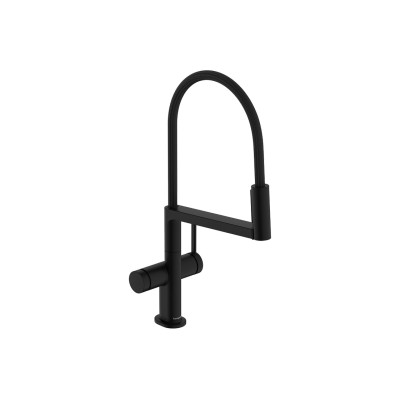 Змішувач Talis M54 PowderSpray 210 3jet Semi-Pro кухонний, Matt Black (72861670)