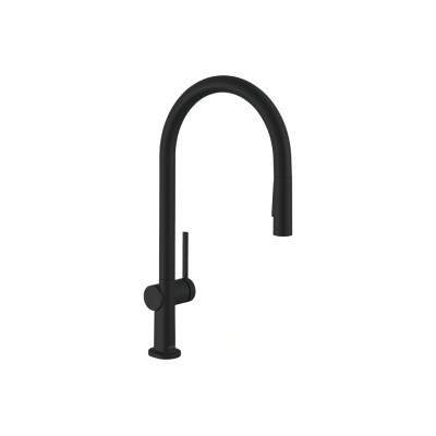 Змішувач Talis M54 210 2jet кухонний ECO з витяжним виливом, Matt Black (72842670)