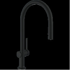 Змішувач Talis 210 2jet кухонний з витяжним виливом Sbox (72801670) Black Matt