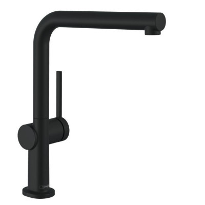 Змішувач Talis 270 1jet кухонний з витяжним виливом Sbox (72809670) Black Matt