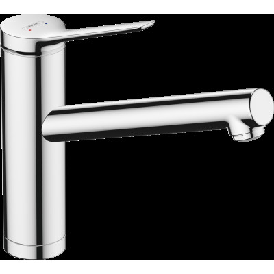 Смеситель Zesis M33 160 1jet кухонная установка перед окном (74805000) Chrome