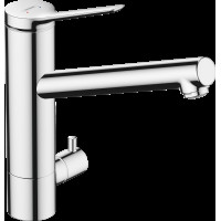 Змішувач Zesis M33 200 1jet кухонний з запірним клапаном CoolStart, Chrome (74807000)