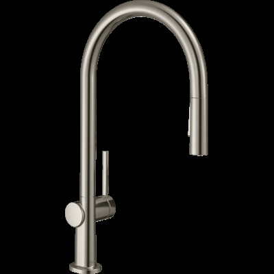 Змішувач Talis 210 2jet кухонний з витяжним виливом Sbox (72801800) Stainless Steel