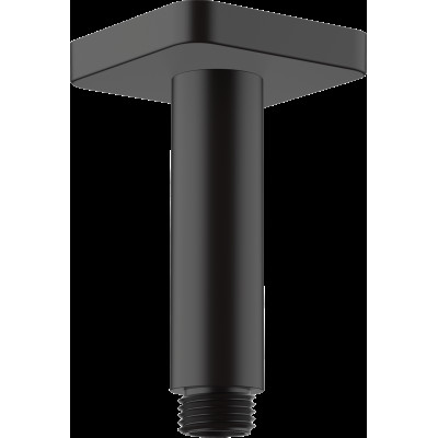Кронштейн для верхнього душу зі стелі Vernis Shape 100 мм Matt Black (26406670)