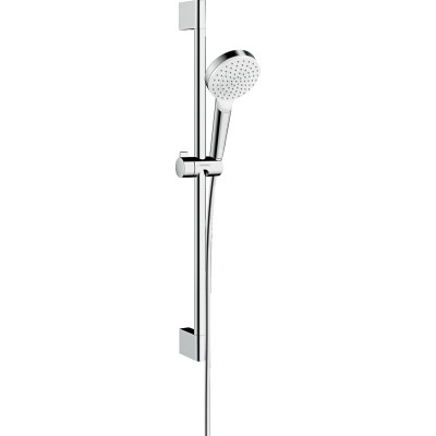 Душевой набор Crometta 100 1jet 0,65м EcoSmart 9л/мин, White/Chrome (26535400)