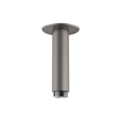 Кронштейн для верхнего душа с потолка 100 мм Brushed Black Chrome (27479340)