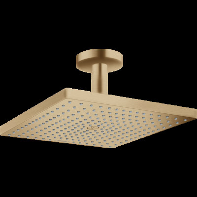 Верхний душ Raindance Select E 300 1jet Air с держателем к потолку Brushed Bronze (26250140)
