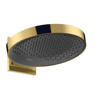 Верхний душ Rainfinity 360 1jet с держателем Polished Gold Optic (26230990)