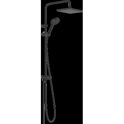 Душевая система Vernis Shape Showerpipe 230 1jet Reno Matt Black (26282670)