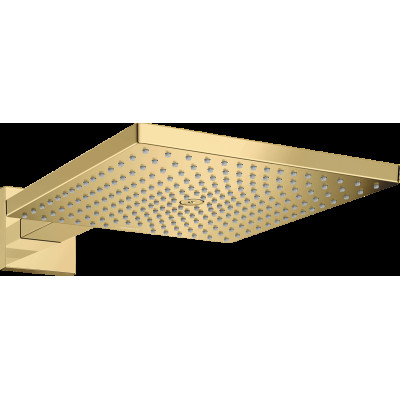 Верхній душ Raindance Select E 300 1jet Air з тримачем 390 мм, Polished Gold Optic (26238990)