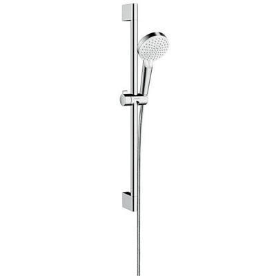Душевой набор Crometta Vario 0.65м EcoSmart 9л/мин, белый/хром (26534400)