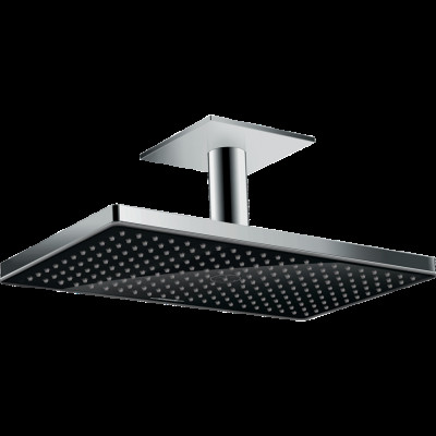 Верхній душ Rainmaker Select 460 1jet з тримачем до стелі, Black/Chrome (24002600)