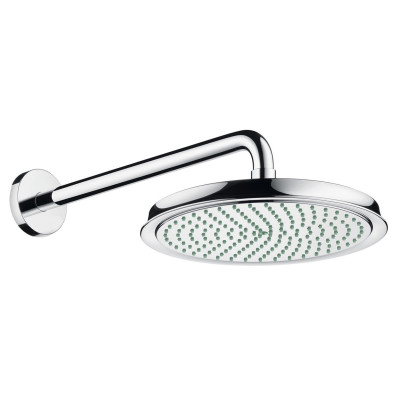 Верхний душ Raindance Classic AIR 240 мм с держателем 383 мм, хром (27424000)
