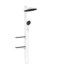 Душевая система Rainfinity Showerpipe 360 1jet без смесителя, Matt White (26842700)