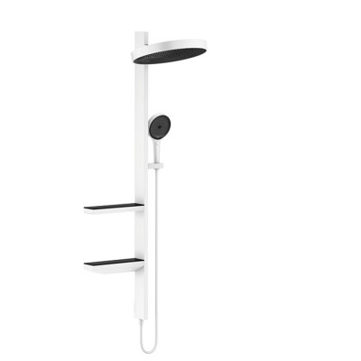 Душевая система Rainfinity Showerpipe 360 ​​1jet без смесителя, Matt White (26842700)