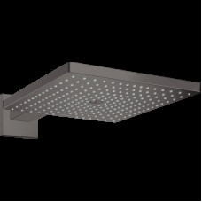 Верхний душ Raindance Select E 300 1jet Air с держателем 390 мм Brushed Black Chrome (26238340)