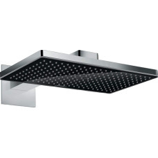 Верхний душ Rainmaker Select 460 1jet с держателем Black/Chrome (24003600)