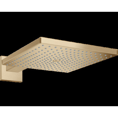 Верхний душ Raindance Select E 300 1jet Air с держателем 390 мм, Brushed Bronze (26238140)