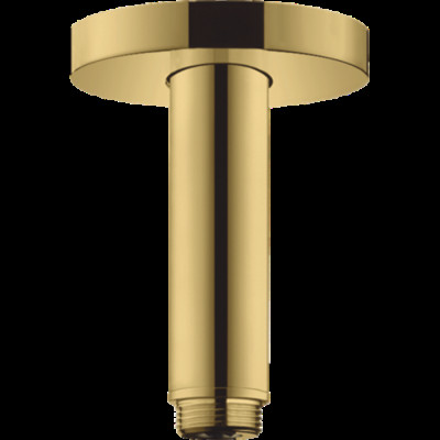 Кронштейн для верхнего душа с потолка S 100 мм Polished Gold Optic (27393990)