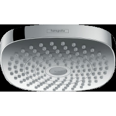 Верхний душ Croma Select E 180 2jet Showerpipe, EcoSmart, 9 л/мин, белый/хром (26528400)