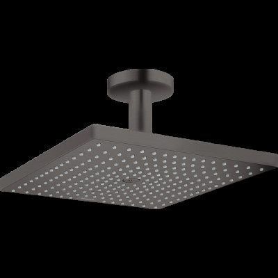Верхний душ Raindance Select E 300 1jet Air с держателем к потолку Brushed Black (26250340)