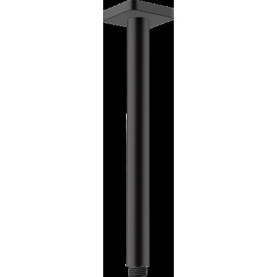 Кронштейн для верхнего душа с потолка Vernis Shape 300 мм Matt Black (26407670)