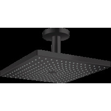 Верхний душ Raindance Select E 300 1jet Air с держателем к потолку Matt Black (26250670)