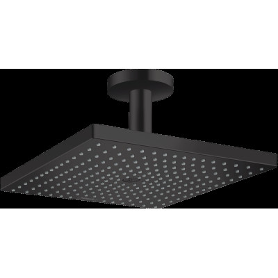 Верхний душ Raindance Select E 300 1jet Air с держателем к потолку Matt Black (26250670)