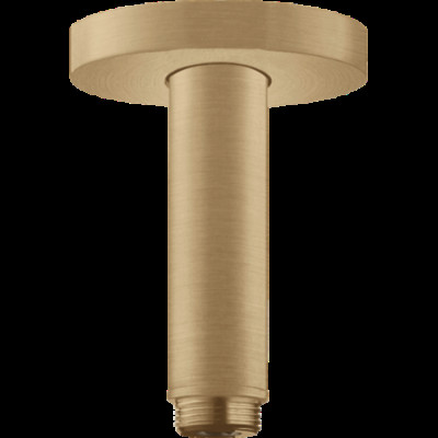 Кронштейн для верхнего душа с потолка S 100 мм Brushed Bronze (27393140)