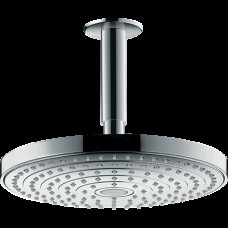 Верхний душ Raindance Select S 240 2jet с держателем с потолка, хром (26467000)
