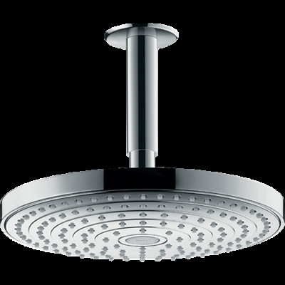 Верхний душ Raindance Select S 240 2jet с держателем с потолка, хром (26467000)