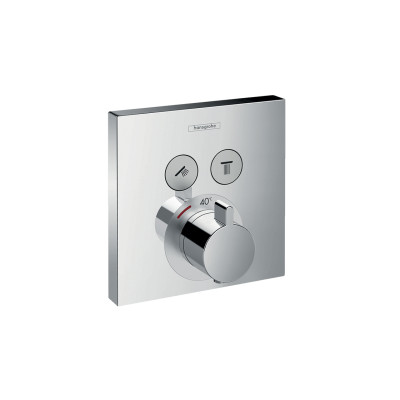 Термостат скрытого монтажа ShowerSelect на 2 клавиши, Chrome (15763000)