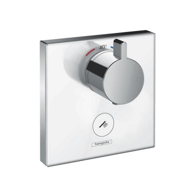 Термостат скрытого монтажа ShowerSelect Glass Highflow White (15735400)