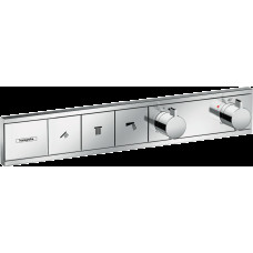 Термостат скрытого монтажа RainSelect на 3 клавиши, Chrome (15381000)