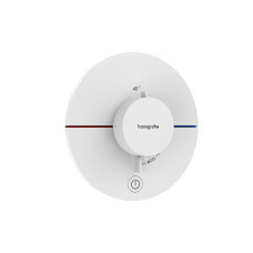 Термостат скрытого монтажа ShowerSelect Comfort S HighFlow на 1 функцию, Matt White (15562700)