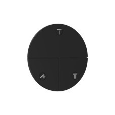Переключатель ShowerSelect Comfort S на 3 функции, Matt Black (15558670)