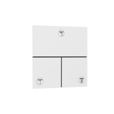 Переключатель ShowerSelect Comfort E на 3 функции, Matt White (15573700)
