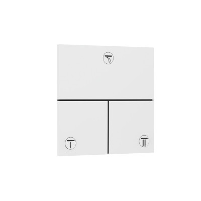 Переключатель ShowerSelect Comfort E на 3 функции, Matt White (15573700)