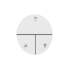 Переключатель ShowerSelect Comfort S на 3 функции, Matt White (15558700)