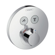 Термостат скрытого монтажа ShowerSelect S на 2 клавиши, верхняя часть (15743000)
