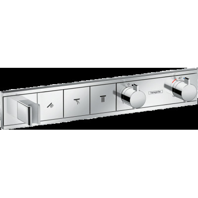 Термостат скрытого монтажа RainSelect на 3 клавиши, Chrome (15356000)