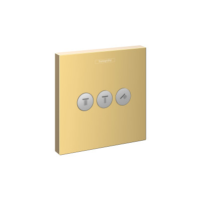 Переключатель ShowerSelect на 3 клавиши Polished Gold Optic (15764990)