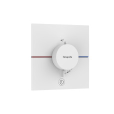 Термостат скрытого монтажа ShowerSelect Comfort E HighFlow на 1 функцию, Matt White (15575700)