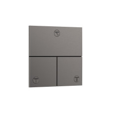 Переключатель ShowerSelect Comfort E на 3 функции, Brushed Black Chrome (15573340)