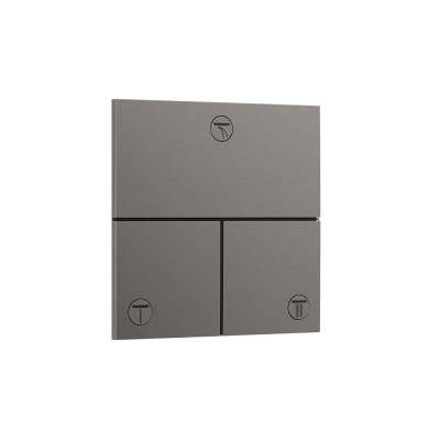 Переключатель ShowerSelect Comfort E на 3 функции, Brushed Black Chrome (15573340)
