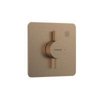 Змішувач прихованого монтажу DuoTurn Q на 1 функцію, Brushed Bronze (75614140)