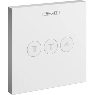 Переключатель ShowerSelect на 3 клавиши Matt White (15764700)